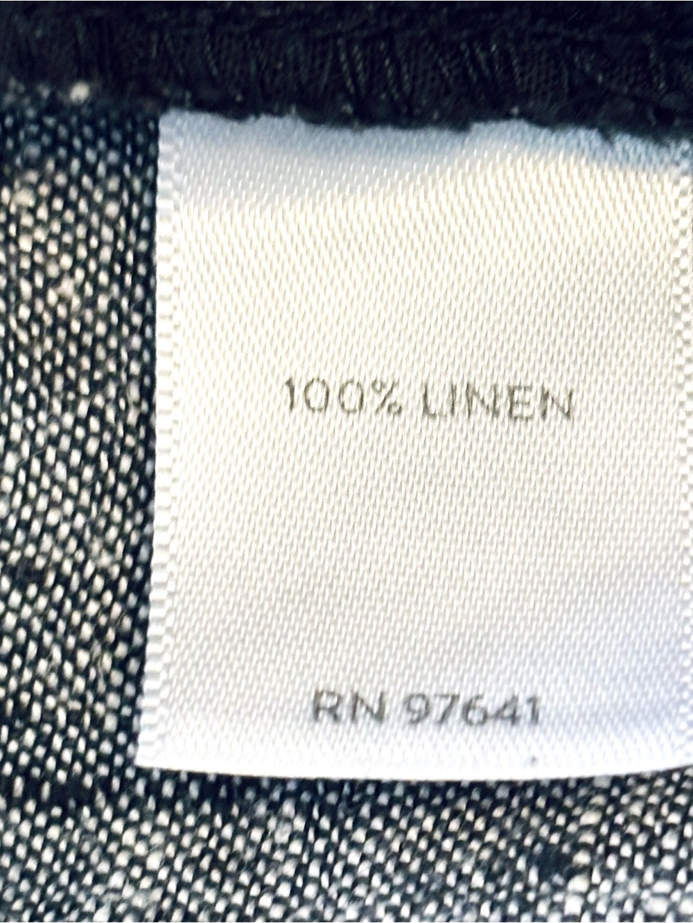 J. Jill 100% Linen Gray Wide Leg Crop Pants Size XL - Picture 5 of 6